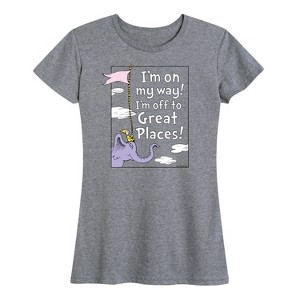 Women's - Dr. Seuss - I'm On My Way Short Sleeve Graphic T-Shirt - 1 of 4