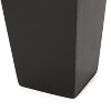 Okak 13"W Modern Tapered Planter Pot, Large Indoor/Outdoor Plant Pot for Trees & Floor Plants, No Assembly - 4 of 4
