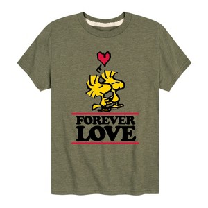 Boys' - Peanuts - Forever Love Short Sleeve Graphic T-Shirt - 1 of 4