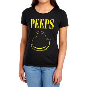 Easter Black and Yellow Women's T-Shirt Black - 1 of 4