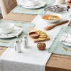 Design Imports Off-White Tonal Recycled Cotton Slubby Rib Table Runner - 4 of 4