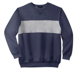 KingSize Men's Big & Tall Fleece Crewneck Sweatshirt - 1 of 4