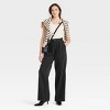 Women's High-Rise Two Way Denim Trousers - Universal Thread™ - image 3 of 3