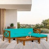 BestMassage 5 Piece Patio Sofa Set Outdoor Furniture for Beach Backyard and Garden - 2 of 4