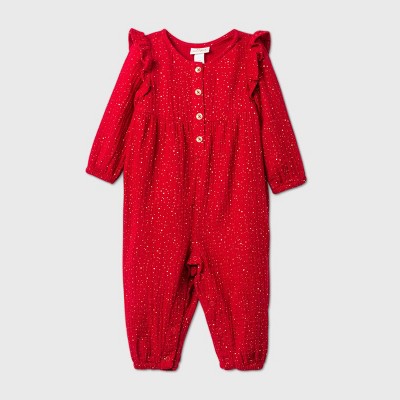 red girls romper