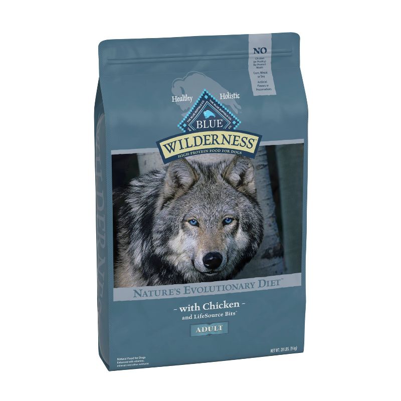 Blue Buffalo Wilderness High Protein Natural Adult Dry Dog Food with Chicken, 6 of 11