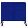 VidaXL Storage Cabinet Navy Blue 23.6"x13.8"x22" Steel - 3 of 4
