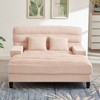 KTMBDW Chaise Lounge Chair,64" Oversized Sleeper Chair with Wood Frame,Upholstered Sofa Bed with Adjustable Backrest and LED Light - 2 of 4