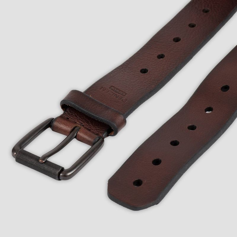 DENIZEN® from Levi's® Men's Big & Tall Roller Buckle Casual Leather Belt - Brown, 3 of 5