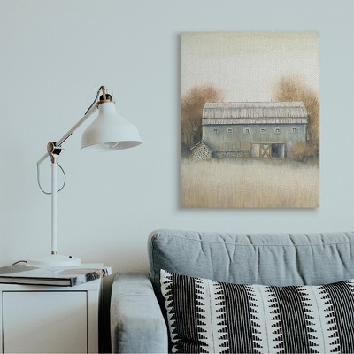 Autumn Barn Doors Vintage Farm Landscape Canvas Wall Art, 30 x 40
