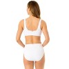 Anne Cole Women's Live In Color Textured Classic Square Neck Bralette Bikini Swim Top - 2 of 4