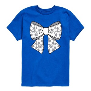Boys' - Instant Message - Soccer Bow Short Sleeve Graphic T-Shirt - 1 of 4