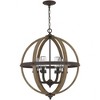 Quoizel Lighting Fusion 6 - Light Pendant in  Rustic Black - 2 of 4