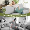Vipbear 88" Loveseat Sofa, Comfy Couches for Living Room, Modern Oversized Love Seat Sofa, Tool-Free Setup,White - 3 of 4