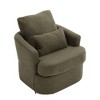 CAVINAS Upholstered Accent Chair,Comfortable Swivel Chairs with Armrest and Backrest for Bedroom,Reading Room - 4 of 4