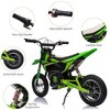 24V Electric Off-Road Motorcycle,250W Motor 13.6MPH Fast Speed Motocross,Leather Seat Dirt Bike, - 2 of 4