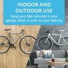 Impresa [4 Pack] Heavy Duty Bike Hook/Hanger - Wide Opening for All Bike Types - Easy On/Off - 3 of 4