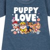Girls' - Paw Patrol - Puppy Luv Graphic Short Sleeve Fleece Dress - 2 of 4