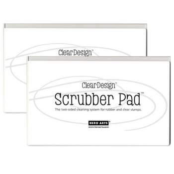 Hero Arts Clear Design Scrubber Pad, Pack of 2