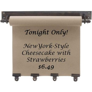 Kalalou NDE1100 Hanging Note Roll with 4 Clips, Brown - 1 of 2