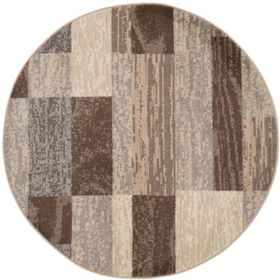 Contemporary Patchwork Geometric Indoor Area Rug by Blue Nile Mills