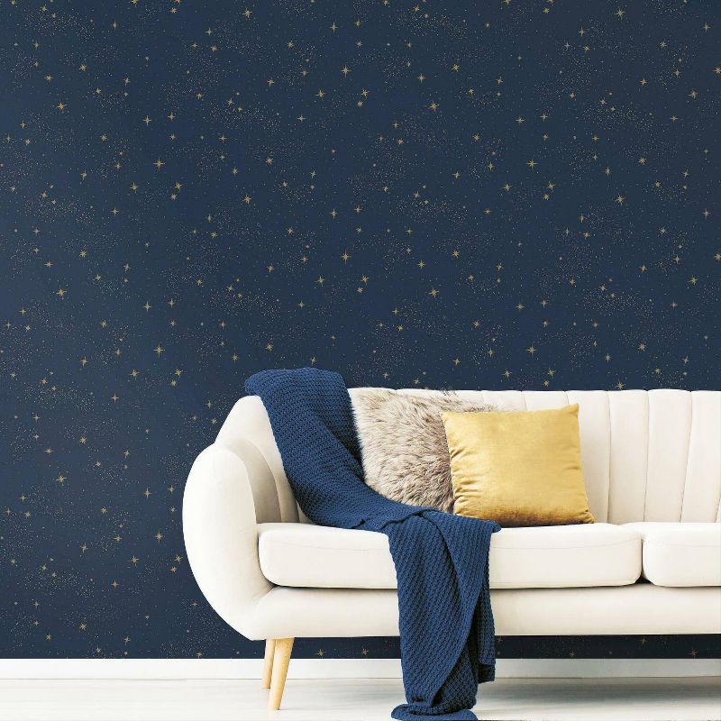 RoomMates Upon A Star Peel and Stick Wallpaper, 3 of 10