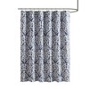 PAGED 72x72 Inch Polyester Jacquard Shower Curtain with 12 Button Holes,Shower Curtains for Bathroom - 2 of 4