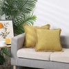 Unique Bargains Bedroom Linen Solid Color Throw Pillow Covers 2 Pcs - 3 of 4