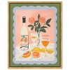 Art Remedy Italiana Still Scalloped Retro Summer Drinks Art Prints Framed - 4 of 4