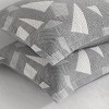 2 Pack Triple-Layer Cotton Pillow Shams, Breathable Thermal Yarn-Dyed Euro Pillowcases, 26x26 Inches - NTBAY - 4 of 4