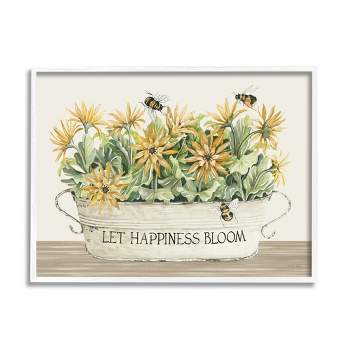 The Stupell Home Decor Collection Honey Bee Farm Textured Word