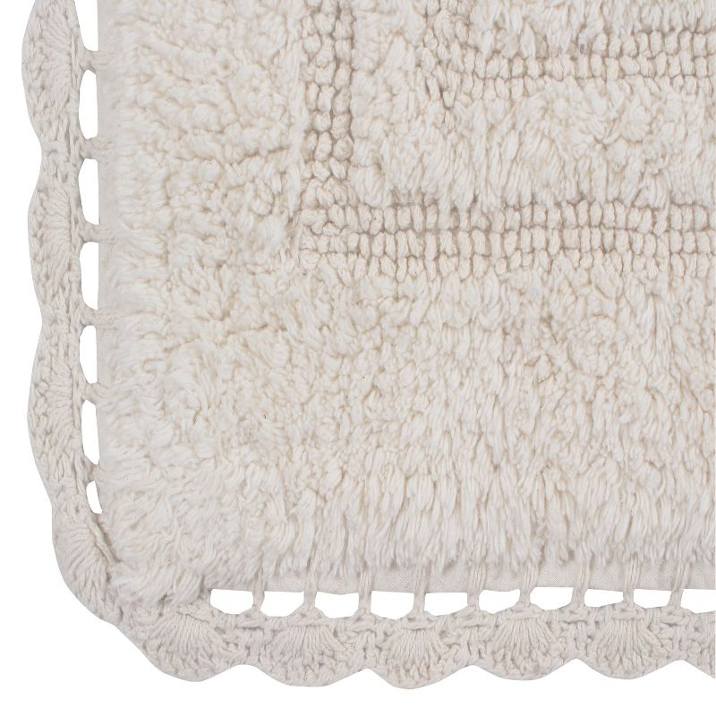 Casual Elegence Collection Cotton Reversible Tufted Set of 2 Bath Rug Set - Home Weavers, 3 of 5
