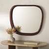 Zita Mirror - 29.92" x 26.18" - MRR9025 - Walnut - Safavieh - 2 of 4