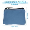 Unique Bargains Canvas Portable Change Coin Purse Pouch with Zipper 2 Pcs - 2 of 4