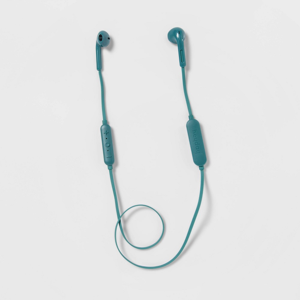 heyday Wireless Bluetooth Flat Earbuds - Bright Teal