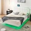 Homhougo Full Size Floating Bed Frame with Led Lights, Strong Support Full Size Metal Platform Bed Frame, No Box Spring Needed, Easy to Assemble - 4 of 4