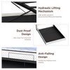 Upholstered Platform Bed Frame with Lift Up Storage & Bookcase Storage Headboard - 3 of 4