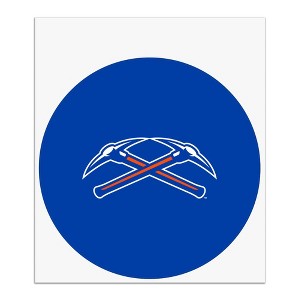 University of Wisconsin  Platteville Primary Logo Automotive Car Window Locker Circle Bumper Sticker - 1 of 4