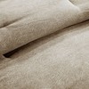 Sapphtopaz Comforter Set Quilt Set Soft Faux Suede with Lodge Cabin Style Pieced Fabric and Buttons on Top 7 Piece - 3 of 4