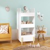 Vynxaria Bear-Shaped Storage Unit with Chalkboard: Fun & Functional for Kids' Spaces - 2 of 4