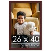 PosterPalooza | Minimalist Brown Picture Frame - UV Acrylic, Foam Board Backing, Hanging Hardware - 2 of 4