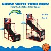 Arcade Basketball Game Set For Kids Basketball Hoop for Ages 3-12 With 4 Balls Air Pump, Toddler Kids Indoor Outdoor Sport Toys Easy Set Up Boy Gifts - 4 of 4