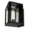 CWI Lighting Mulvane 1 Light Black Outdoor Wall Light - 2 of 4