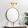 Elegant Lighting Juelz 2 light Chrome and Clear Bath Sconce - 2 of 4