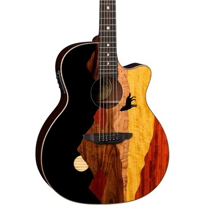 Luna Guitars Vista Wolf Acoustic-Electric Guitar Natural