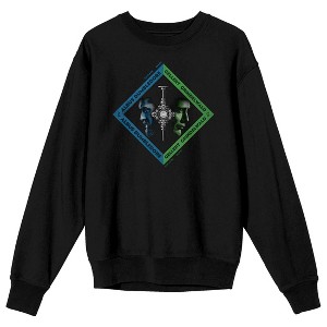 Fantastic Beasts: The Secrets of Dumbledore Albus Dumbledore & Gellert Grindelwald Men's Black Sweatshirt - 1 of 1