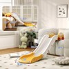 Infurnic Baby Activity Gyms, Kids Slide with Extra Slide Track, Independent Slide for Bed or Sofa, Easy to Assemble, Yellow, 16.9"*23.6"*28.7" - 4 of 4