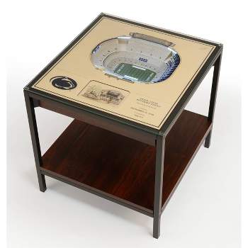 NCAA Penn State Nittany Lions 25-Layer StadiumViews Lighted End Table