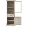 GDFStudio Gaia 64.9" Modern Tall Storage Cabinet with Glass Door, Drawer and Shelves - 3 of 4