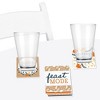Big Dot of Happiness Happy Thanksgiving - Funny Fall Harvest Party Decorations - Drink Coasters - Set of 6 - 3 of 4